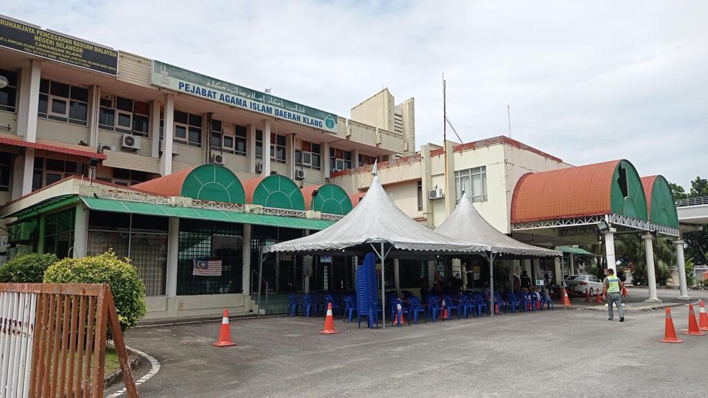 lokasi pejabat agama islam daerah klang