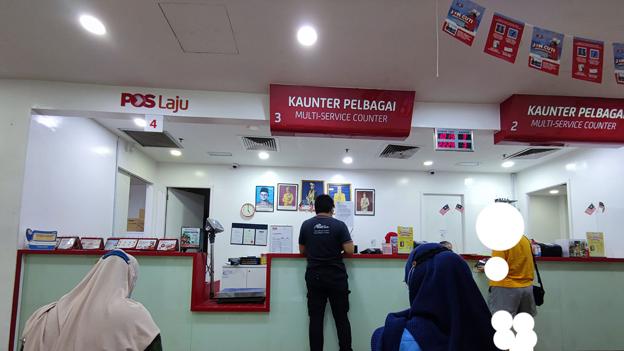 masa operasi pejabat pos lotus's shah alam