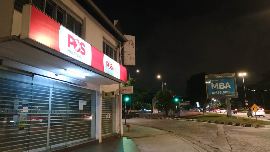 masa operasi pejabat pos setapak