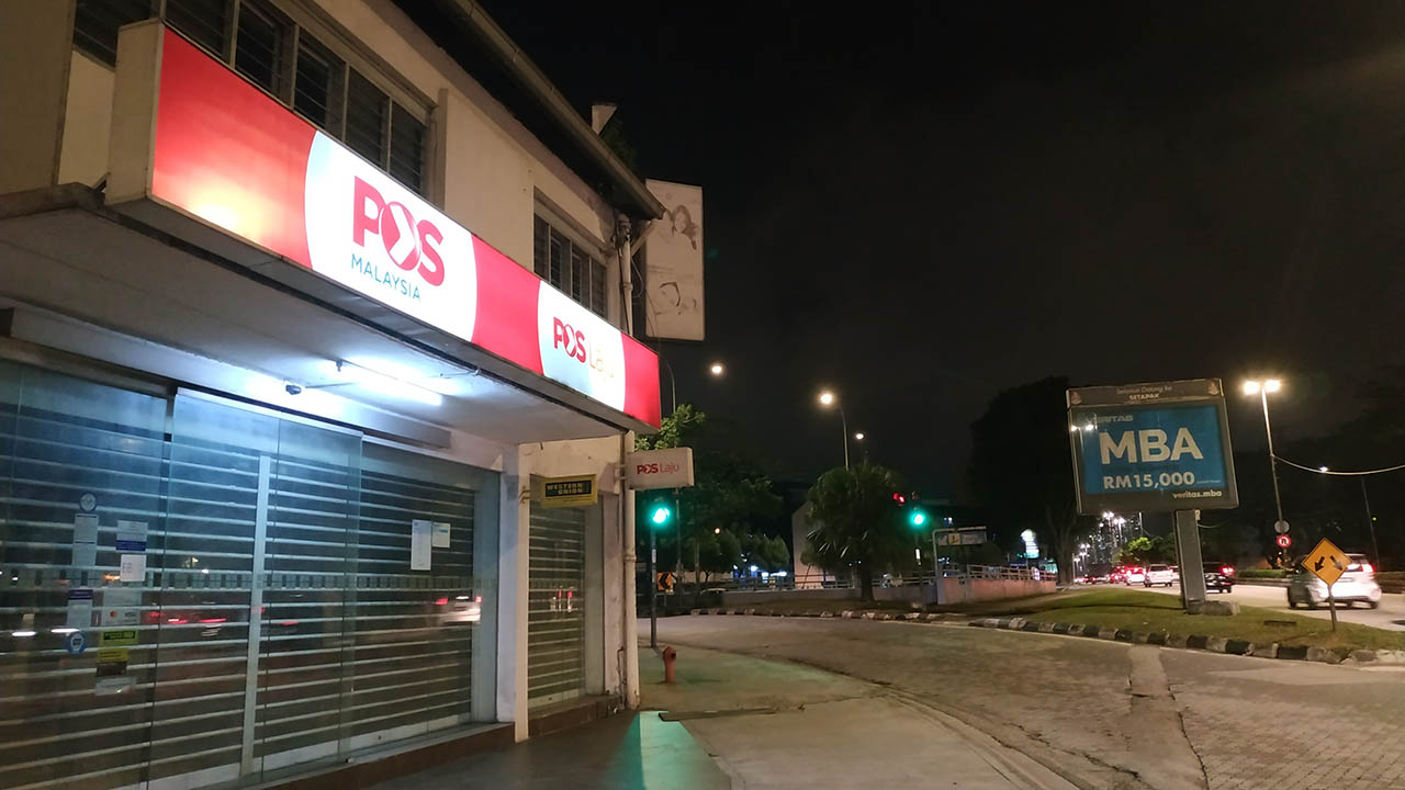 masa operasi pejabat pos setapak