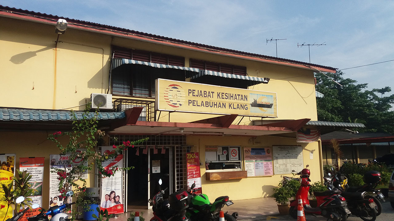 pejabat kesihatan pelabuhan klang