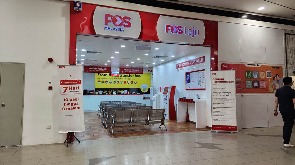 pejabat pos atria shopping gallery