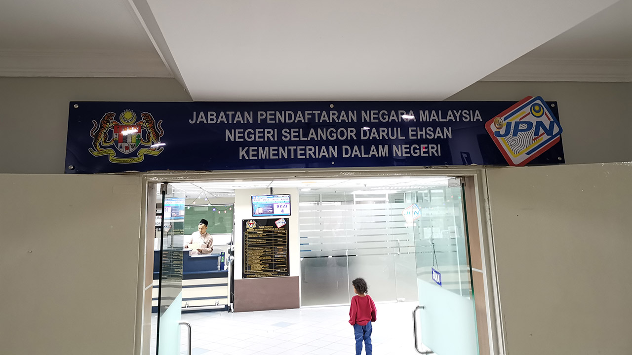 jabatan pendaftaran negara, selangor