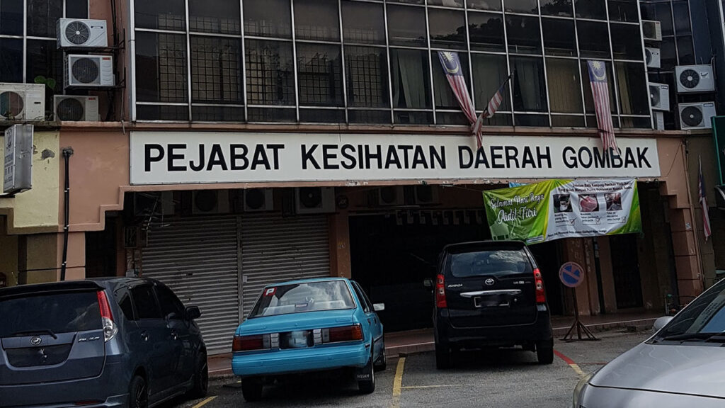 pejabat kesihatan daerah selangor daerah gombak