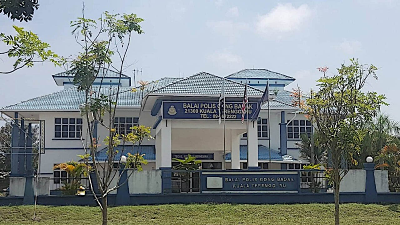 imej balai polis gong badak