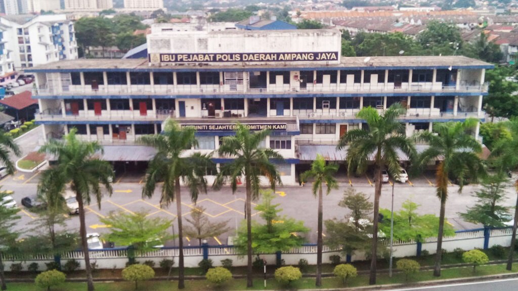 balai polis taman dagang (ibu pejabat polis daerah ampang jaya)