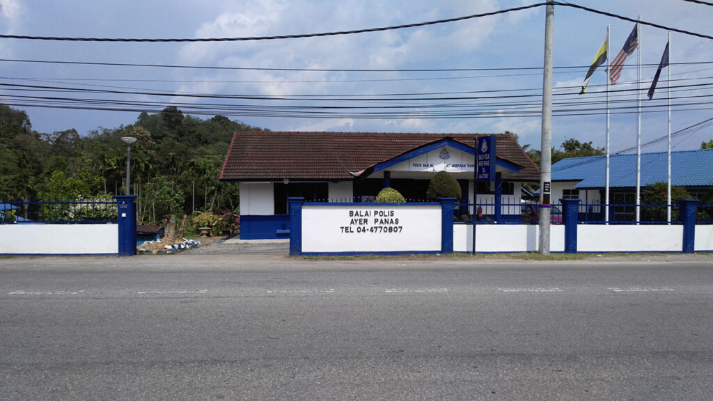 masa operasi balai polis ayer panas