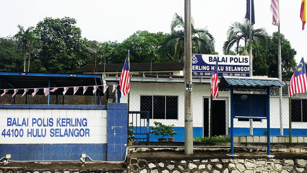 masa operasi balai polis kerling