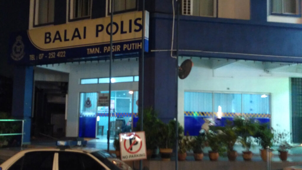 masa operasi balai polis taman pasir putih