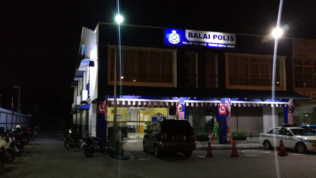 masa operasi balai polis taman setia indah