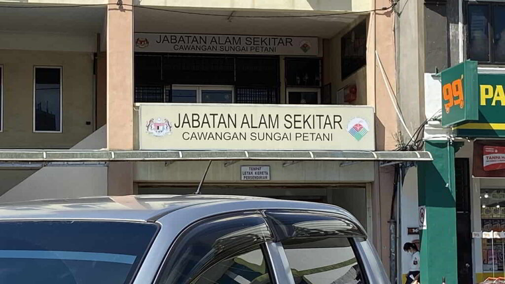 jabatan alam sekitar cawangan sungai petani