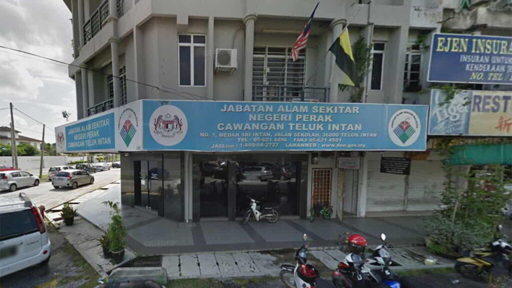 jabatan alam sekitar perak cawangan teluk intan