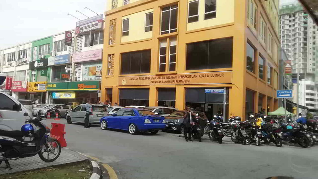 jabatan pengangkutan jalan cawangan bandar sri permaisuri