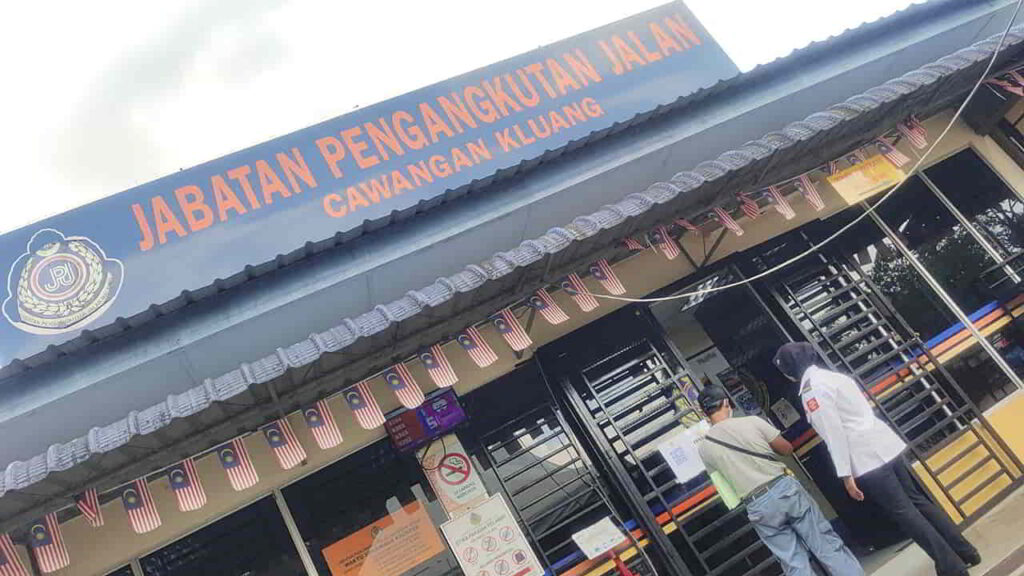 jabatan pengangkutan jalan cawangan kluang