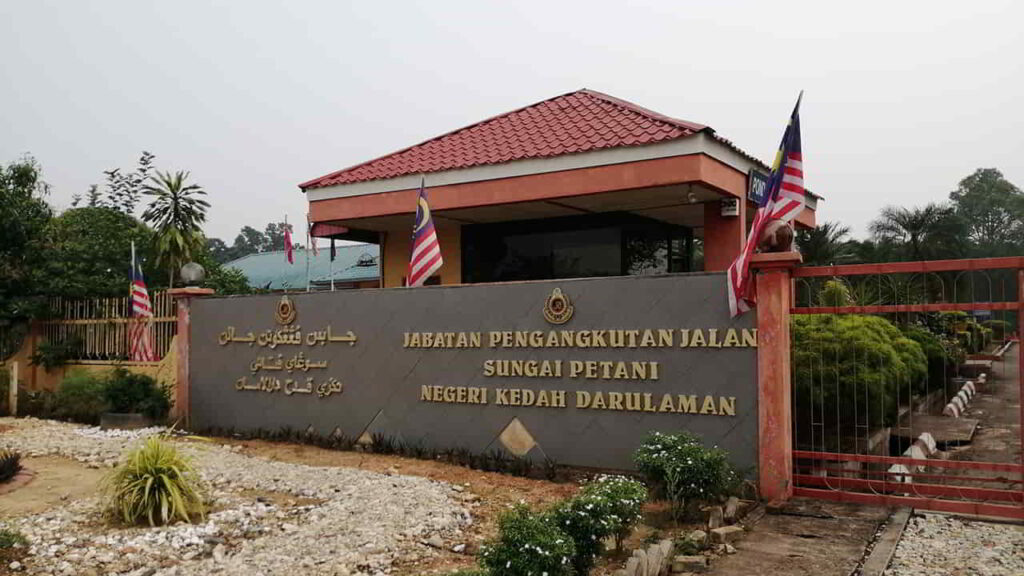 jabatan pengangkutan jalan cawangan sungai petani