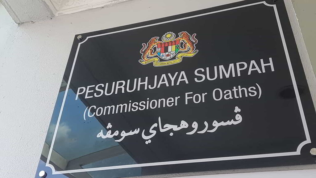 pejabat pesuruhjaya sumpah klang