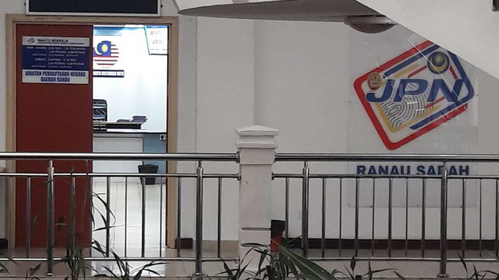 jabatan pendaftaran negara, ranau sabah