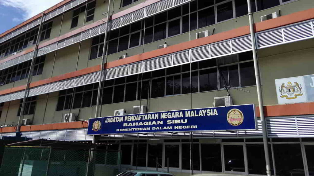 jabatan pendaftaran negara sibu