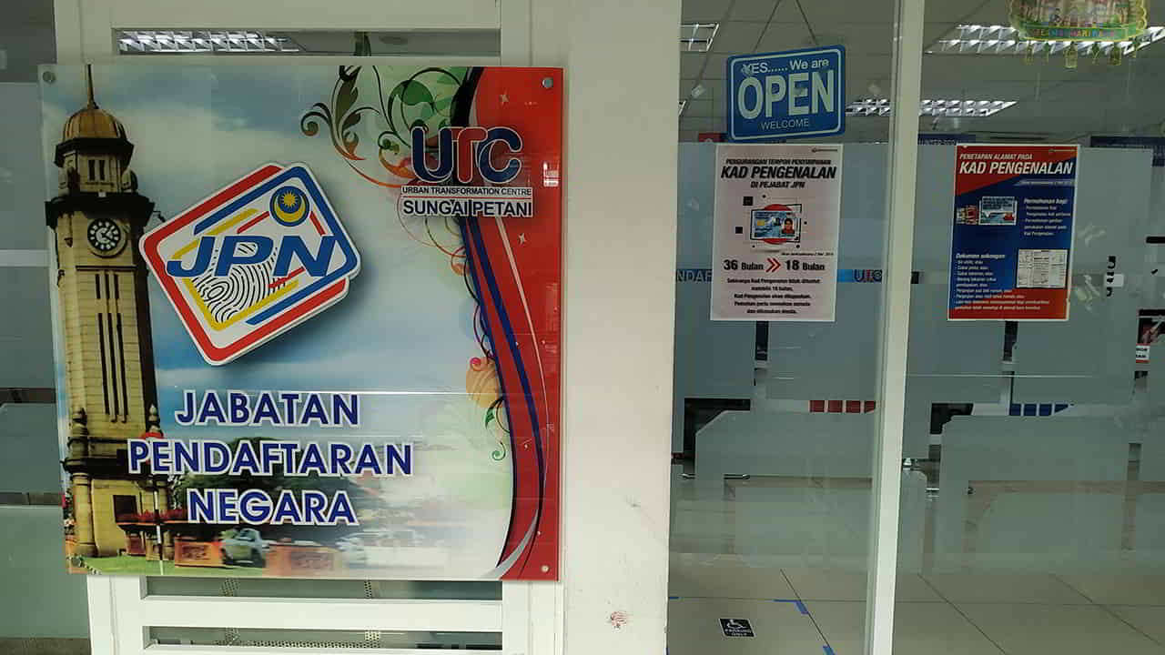 jabatan pendaftaran negara sungai petani